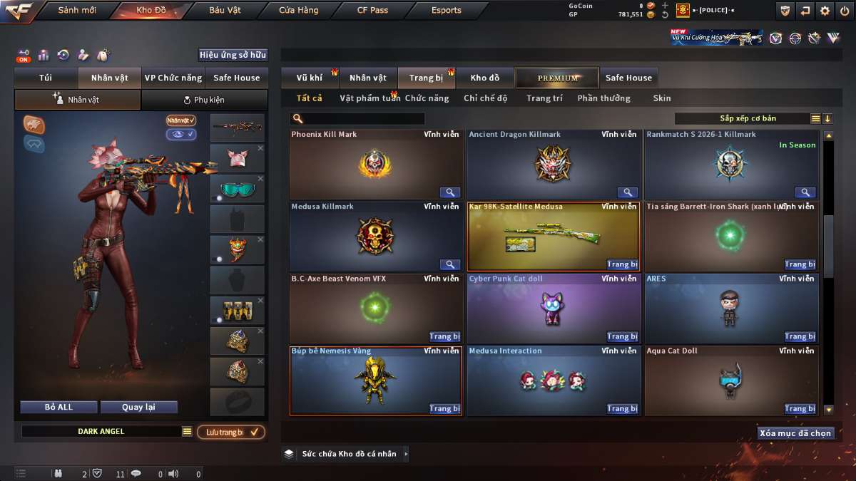 shop acc cf uy tin gia re